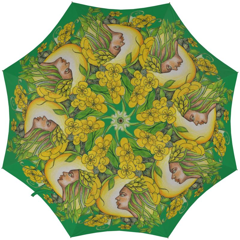 Girl Friendly Floral Umbrella