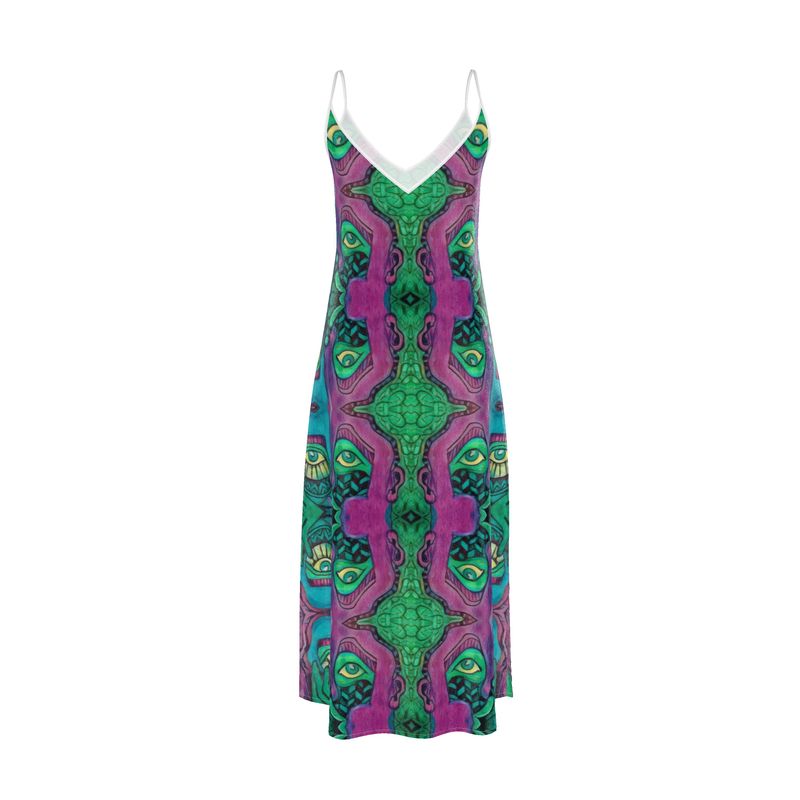 Ojosazul Slip Dress Maxi