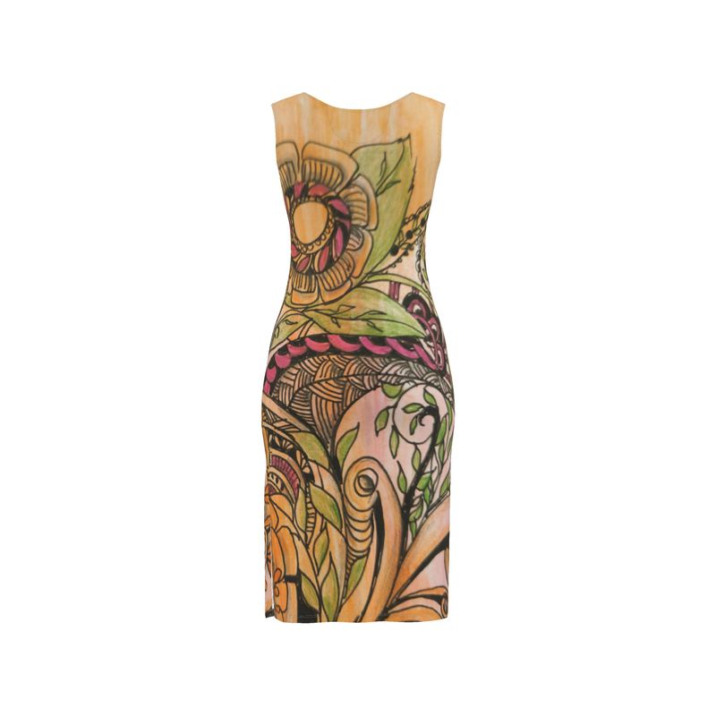 Zen Floral Bodycon Dress
