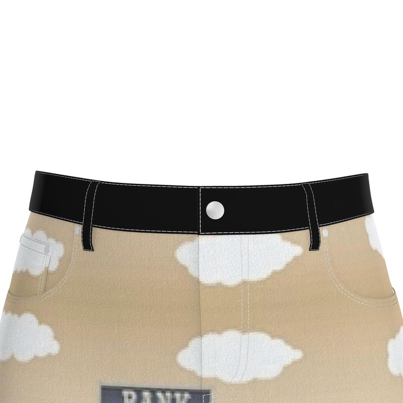 Girl Friends Forever Western Denim Midi Skirt