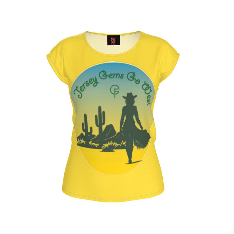 Jersey Gems Go West Ladies Loose Fit T-Shirt