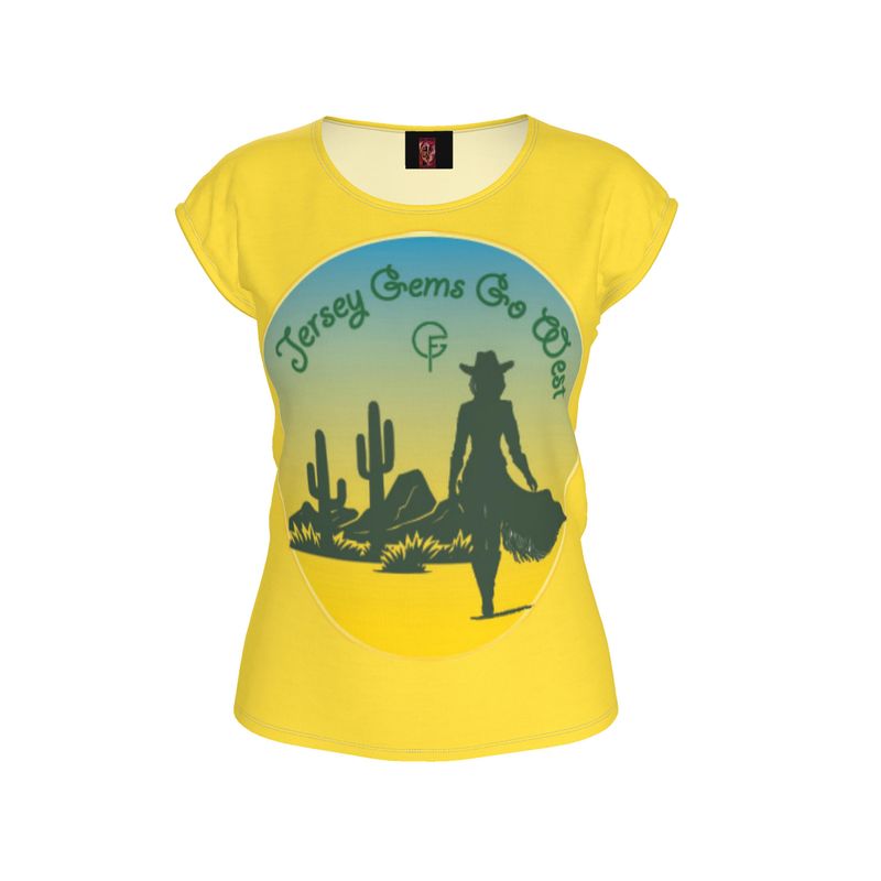 Jersey Gems Go West Ladies Loose Fit T-Shirt